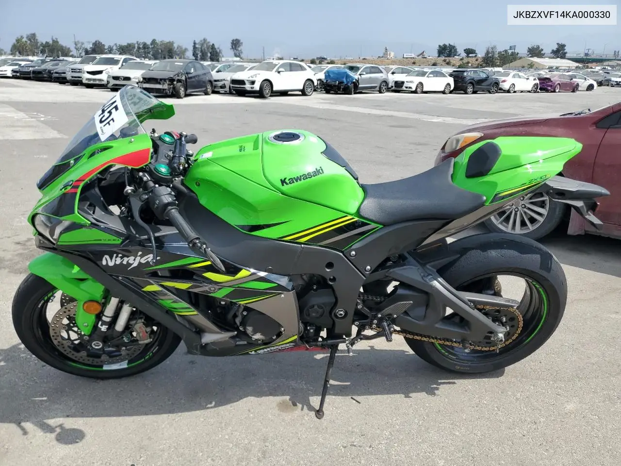 2019 Kawasaki Zx1002 VIN: JKBZXVF14KA000330 Lot: 58431445