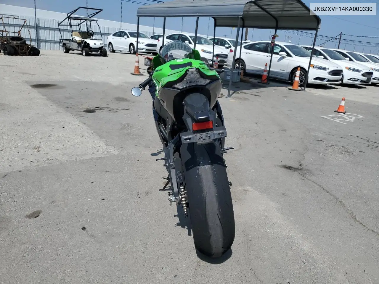 2019 Kawasaki Zx1002 VIN: JKBZXVF14KA000330 Lot: 58431445