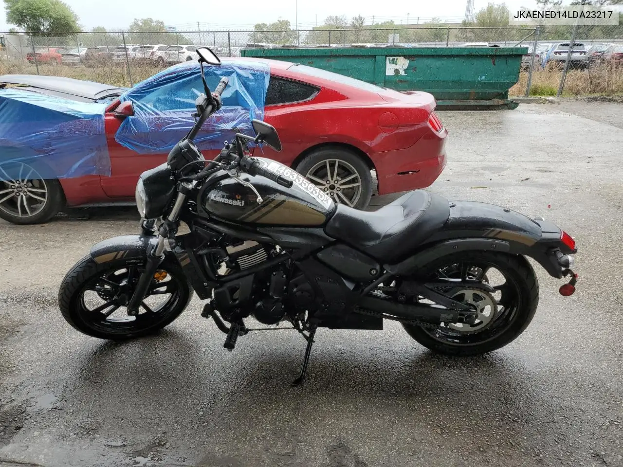 2020 Kawasaki En650 D VIN: JKAENED14LDA23217 Lot: 46335635