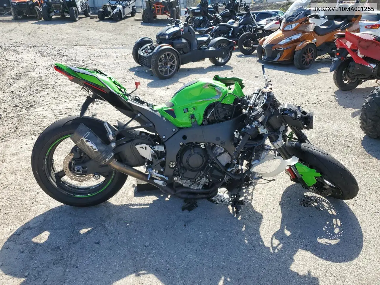 2021 Kawasaki Zx1002 L VIN: JKBZXVL10MA001255 Lot: 54546865