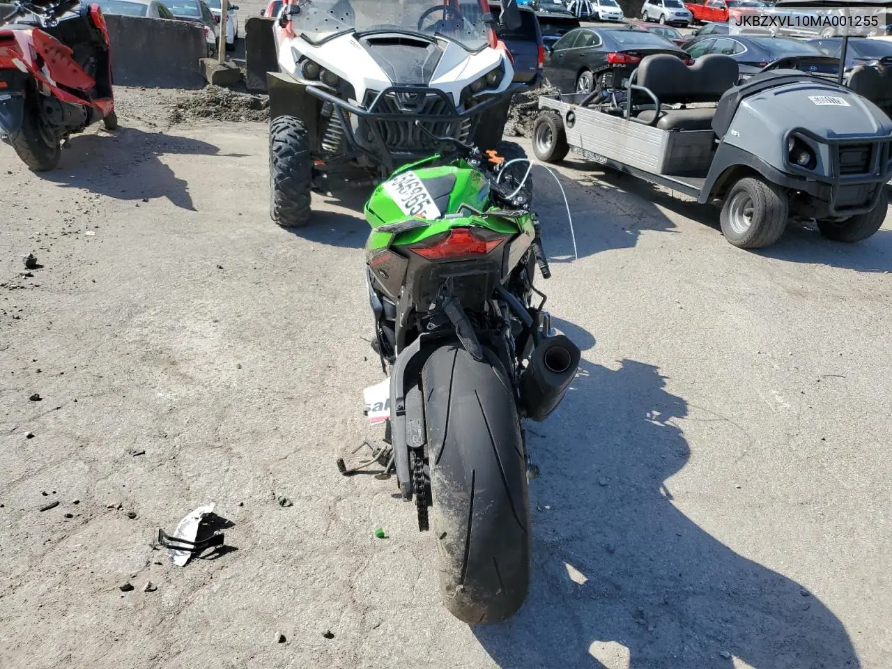 2021 Kawasaki Zx1002 L VIN: JKBZXVL10MA001255 Lot: 54546865