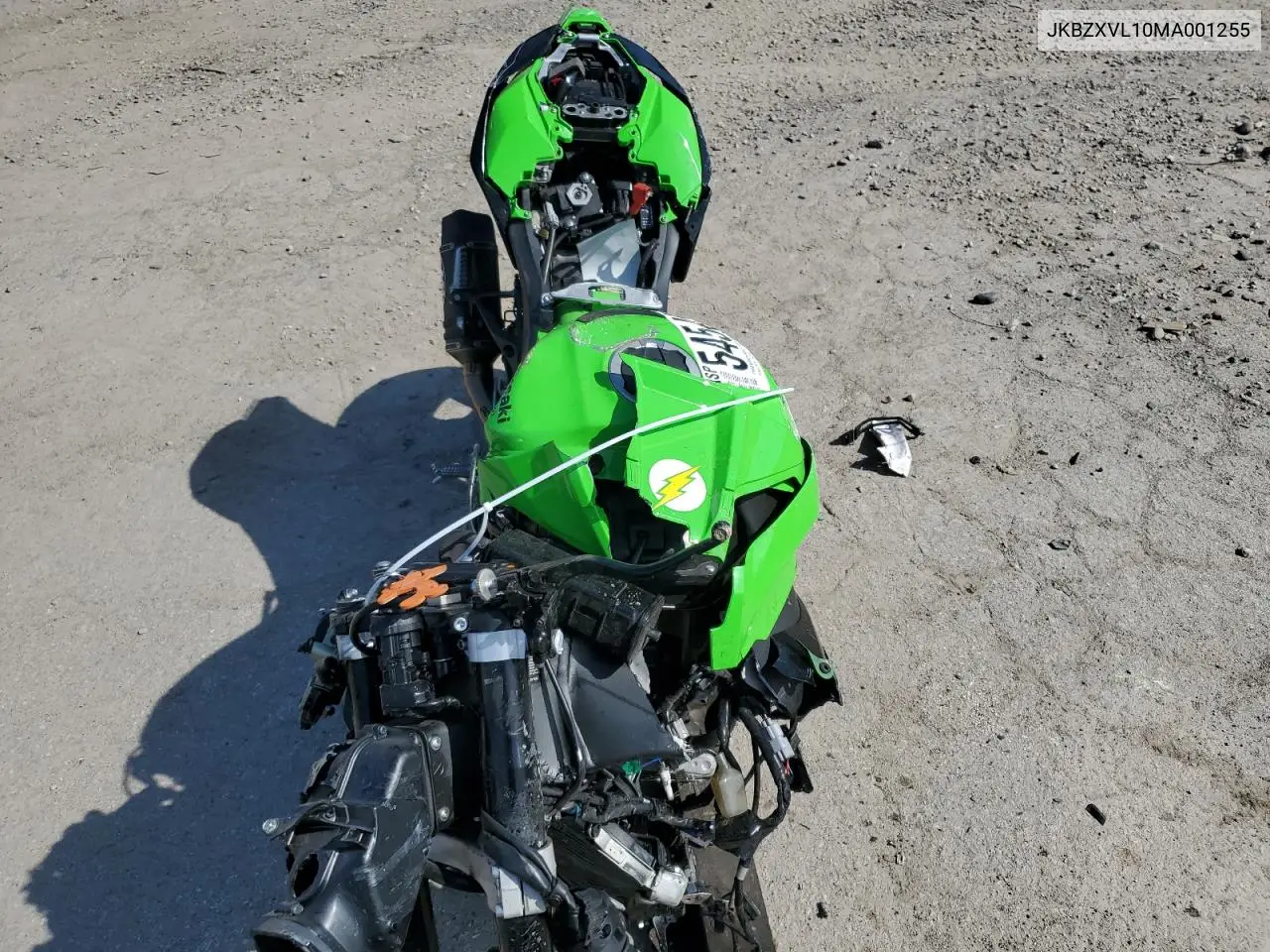 2021 Kawasaki Zx1002 L VIN: JKBZXVL10MA001255 Lot: 54546865