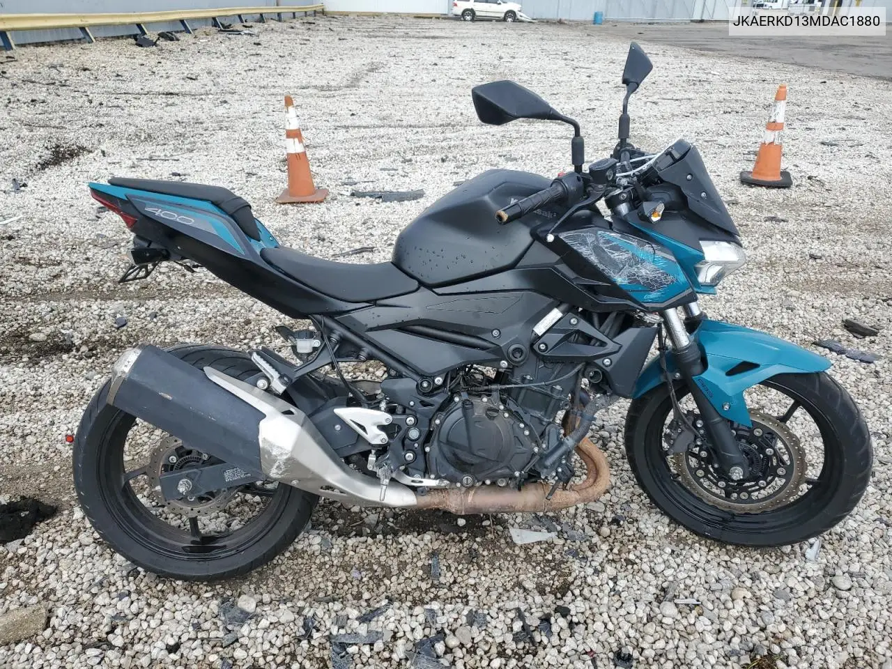 2021 Kawasaki Er400 D VIN: JKAERKD13MDAC1880 Lot: 56738325