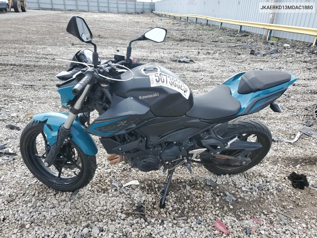 2021 Kawasaki Er400 D VIN: JKAERKD13MDAC1880 Lot: 56738325