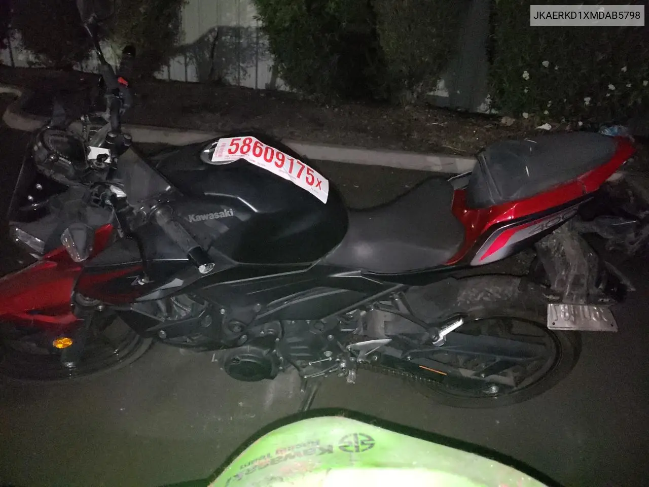 2021 Kawasaki Er400 D VIN: JKAERKD1XMDAB5798 Lot: 58609175