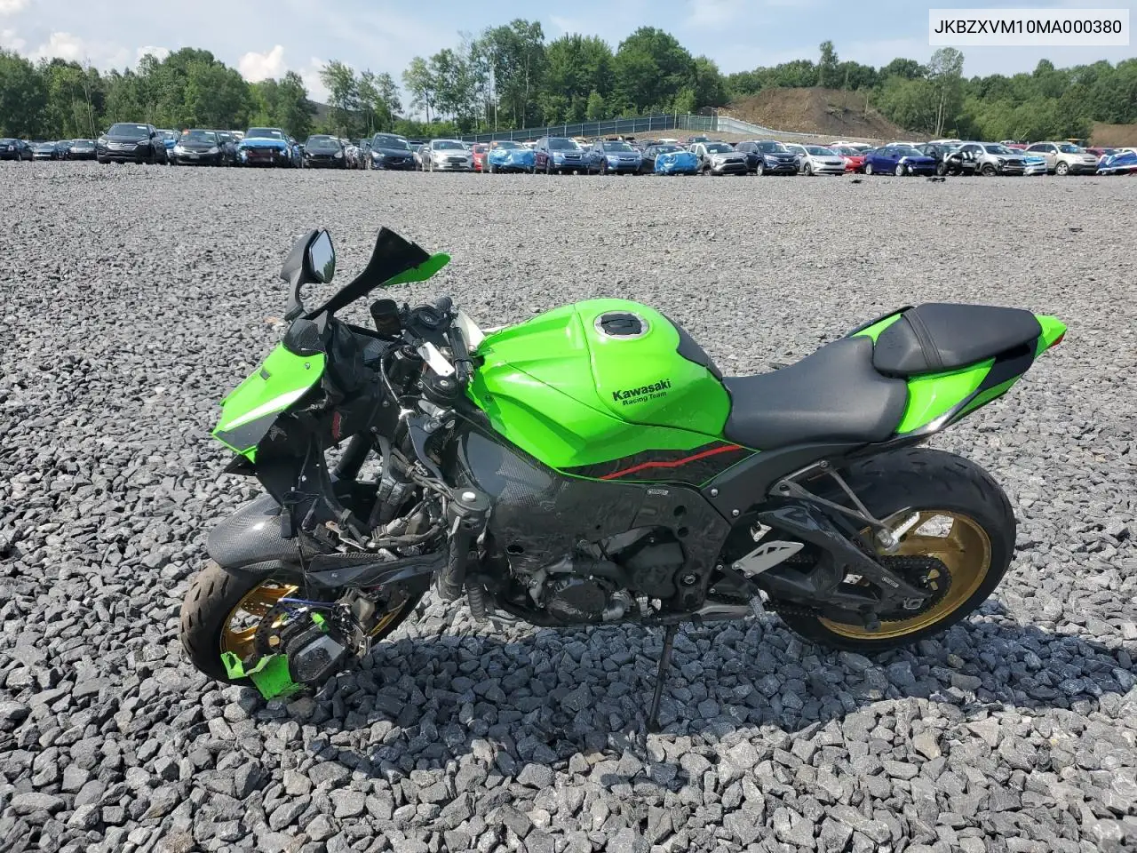 2021 Kawasaki Zx1002 M VIN: JKBZXVM10MA000380 Lot: 64432995