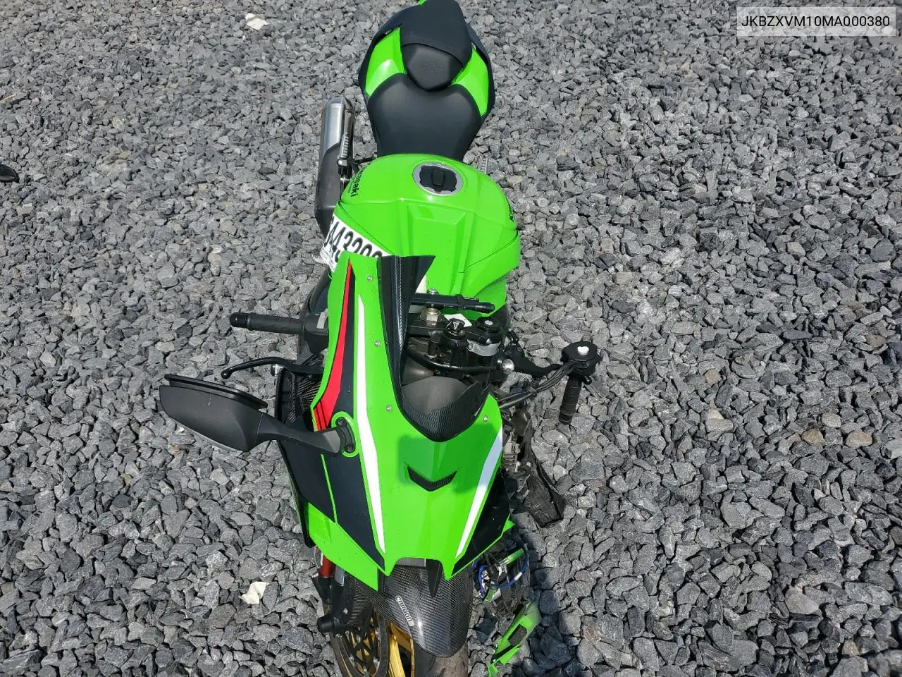 2021 Kawasaki Zx1002 M VIN: JKBZXVM10MA000380 Lot: 64432995