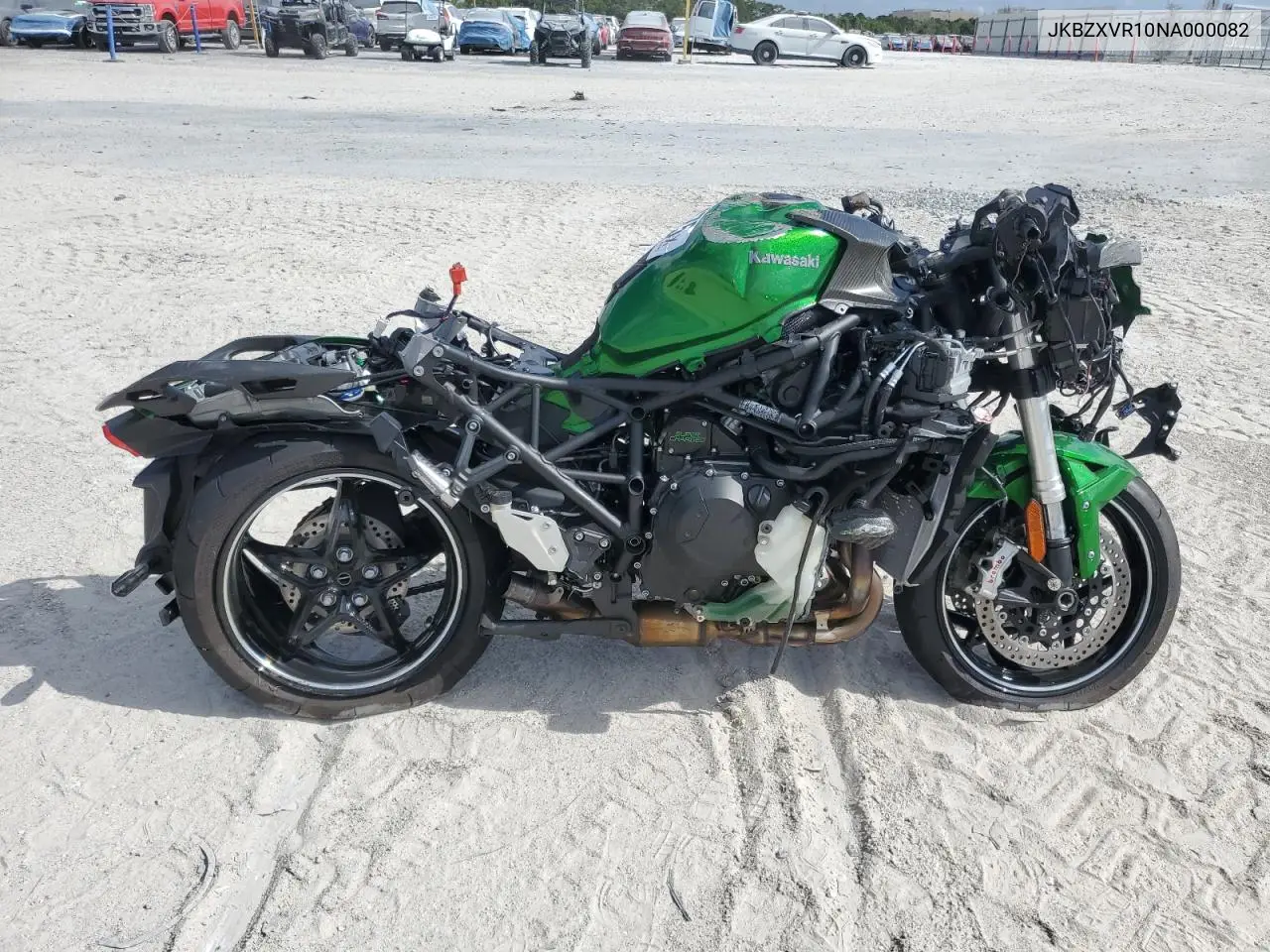 2022 Kawasaki Zx1002 R VIN: JKBZXVR10NA000082 Lot: 55219475