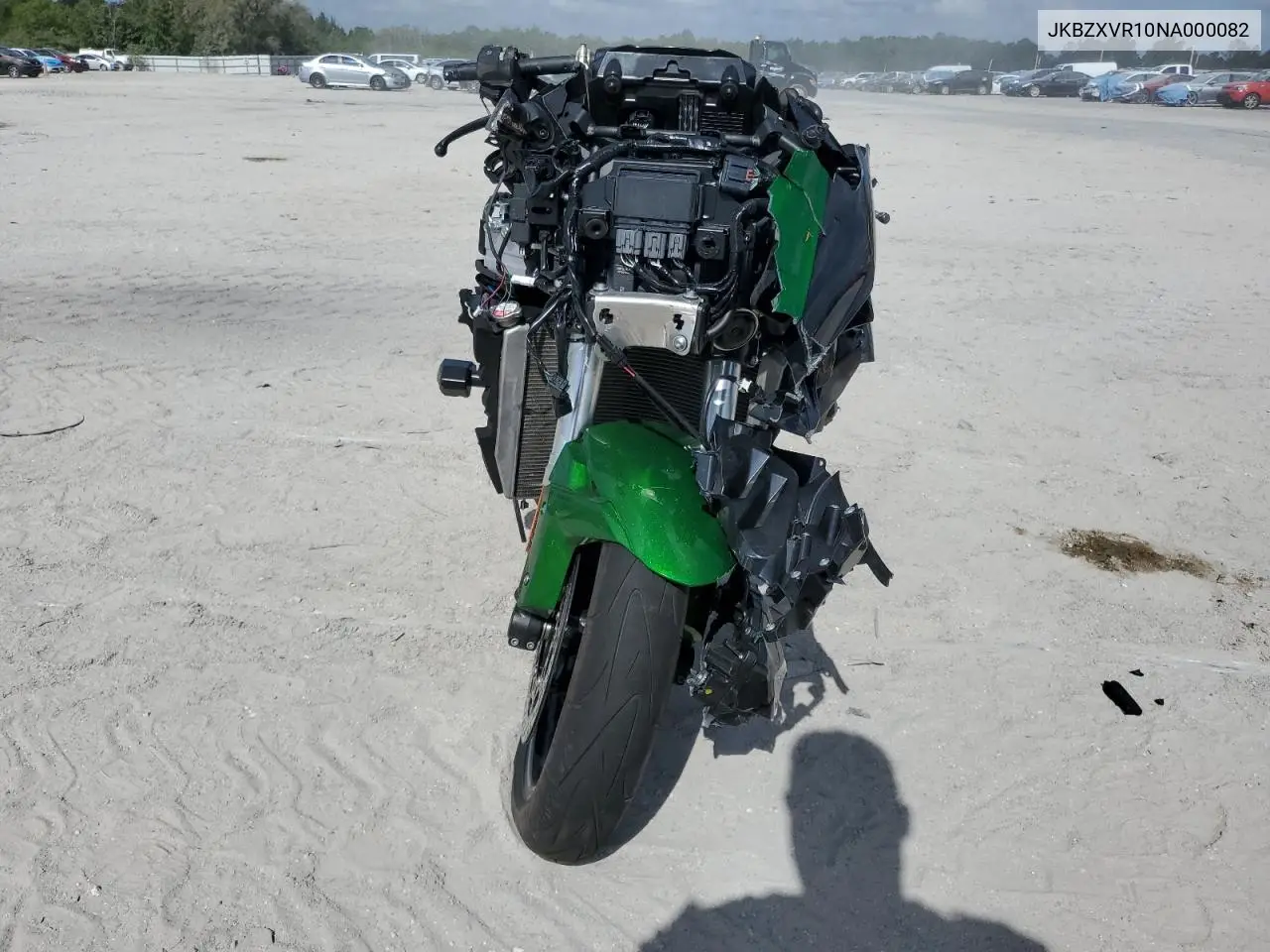 2022 Kawasaki Zx1002 R VIN: JKBZXVR10NA000082 Lot: 55219475