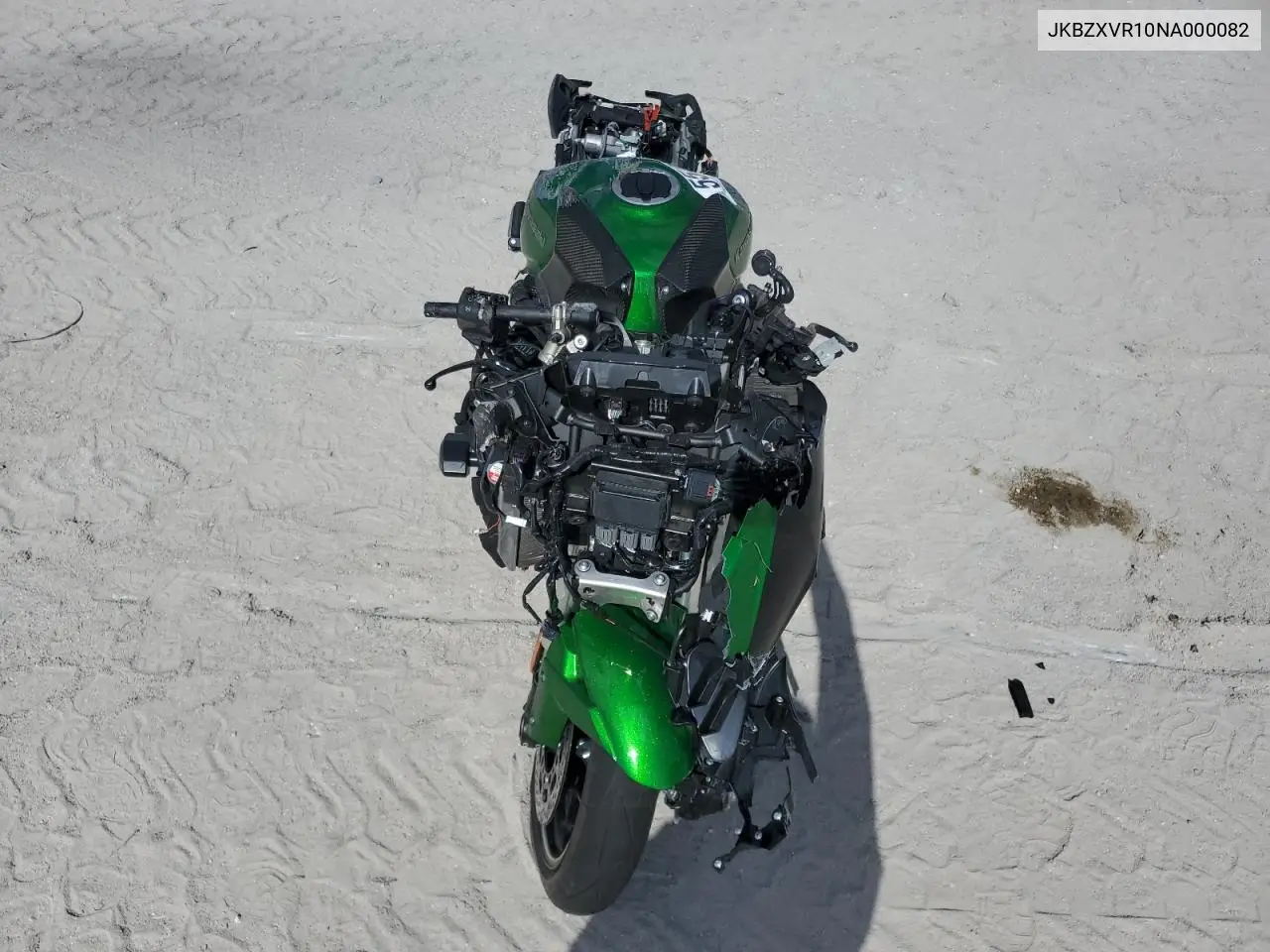 2022 Kawasaki Zx1002 R VIN: JKBZXVR10NA000082 Lot: 55219475
