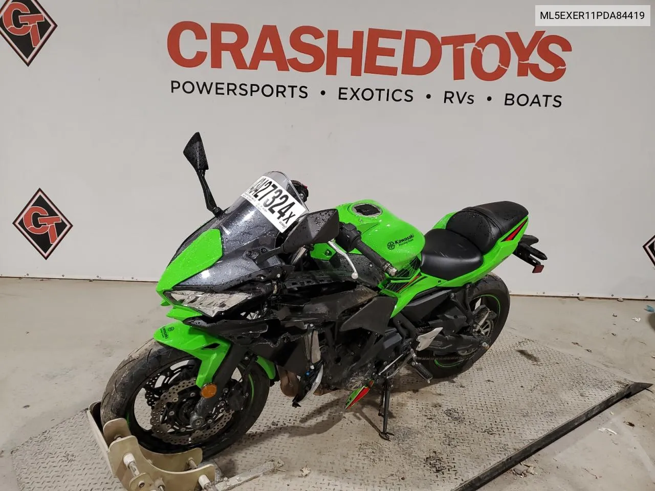 2023 Kawasaki Ex650 R VIN: ML5EXER11PDA84419 Lot: 43427324