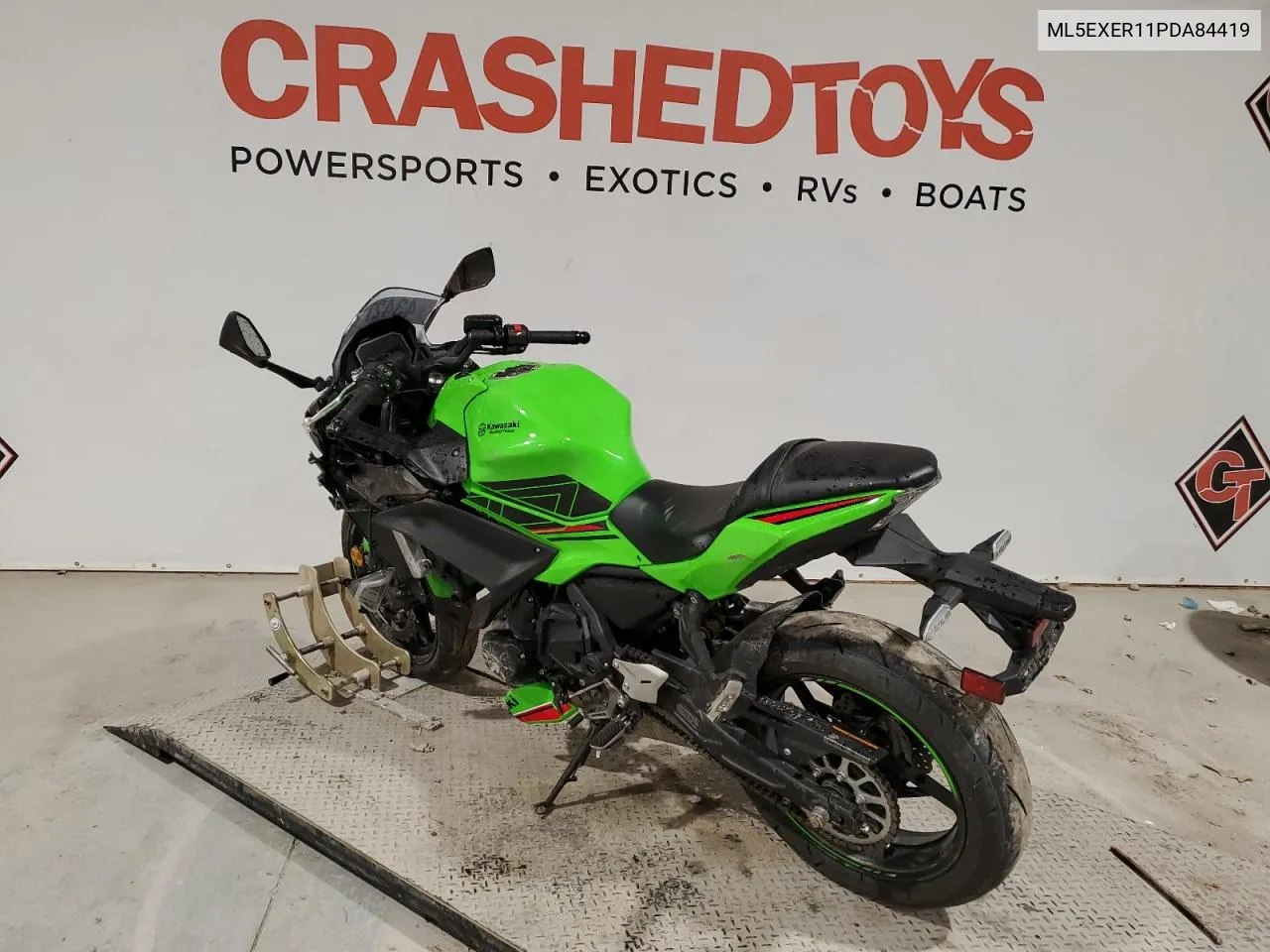 2023 Kawasaki Ex650 R VIN: ML5EXER11PDA84419 Lot: 43427324