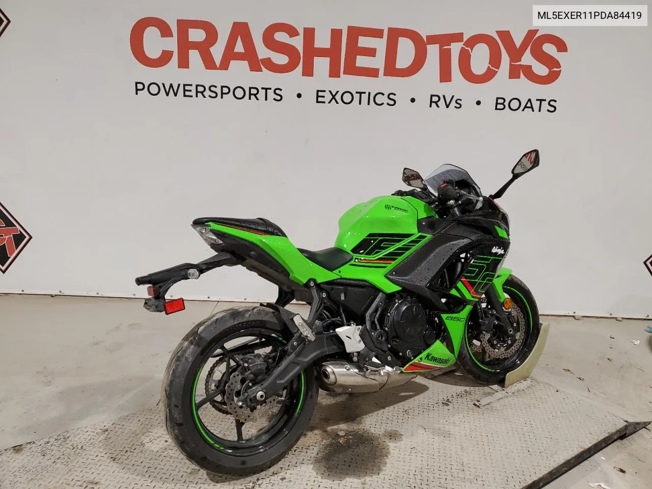 2023 Kawasaki Ex650 R VIN: ML5EXER11PDA84419 Lot: 43427324