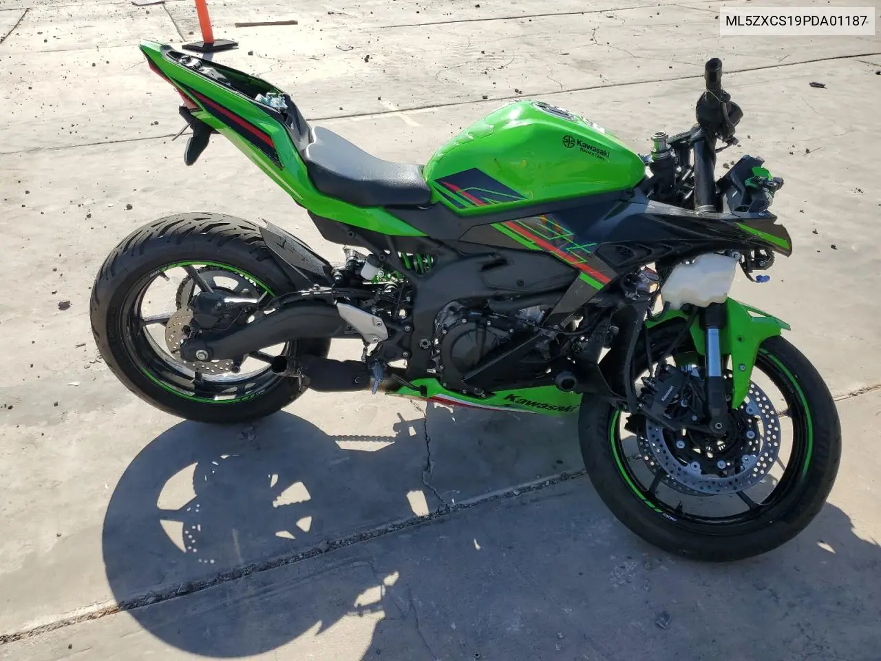 2023 Kawasaki Zx400 S VIN: ML5ZXCS19PDA01187 Lot: 55146665