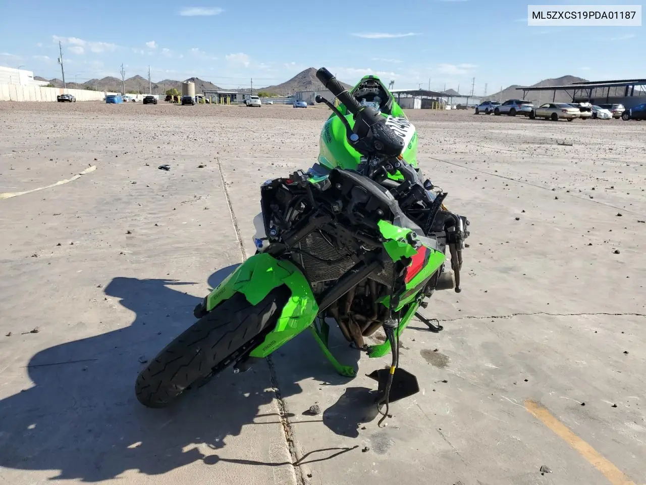 2023 Kawasaki Zx400 S VIN: ML5ZXCS19PDA01187 Lot: 55146665