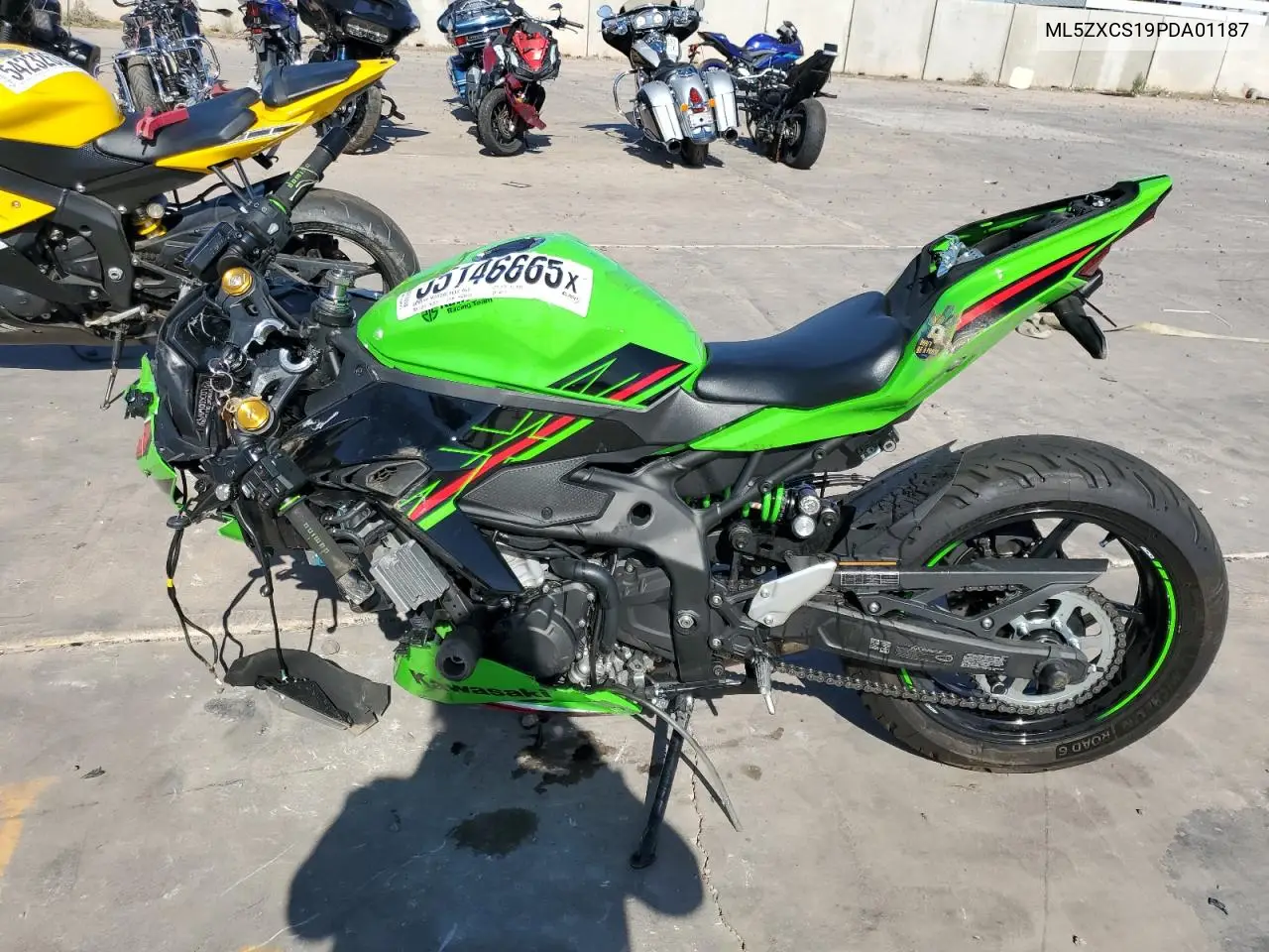 2023 Kawasaki Zx400 S VIN: ML5ZXCS19PDA01187 Lot: 55146665