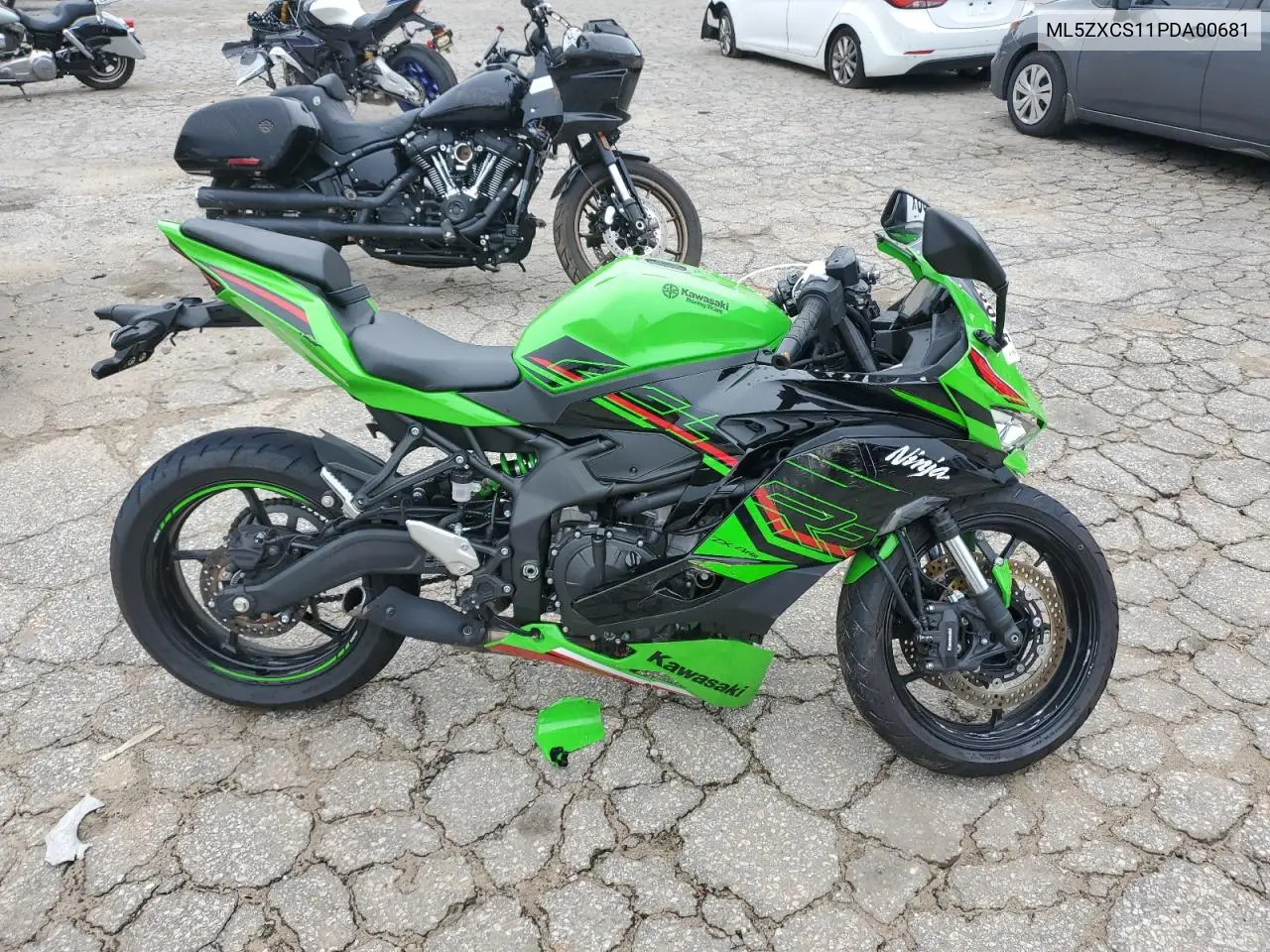 2023 Kawasaki Zx400 S VIN: ML5ZXCS11PDA00681 Lot: 57986785