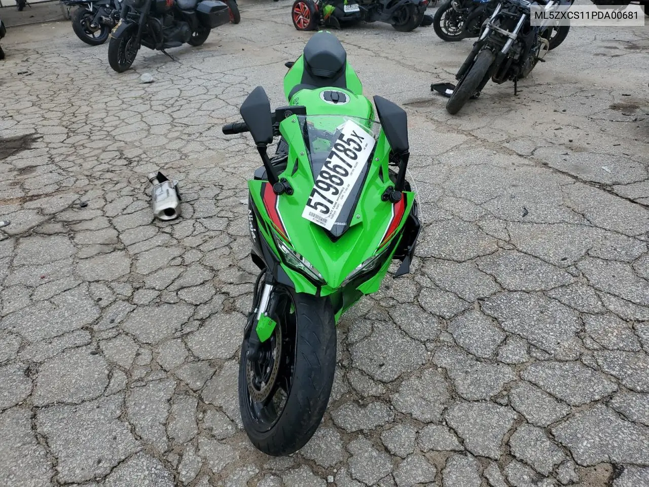 2023 Kawasaki Zx400 S VIN: ML5ZXCS11PDA00681 Lot: 57986785