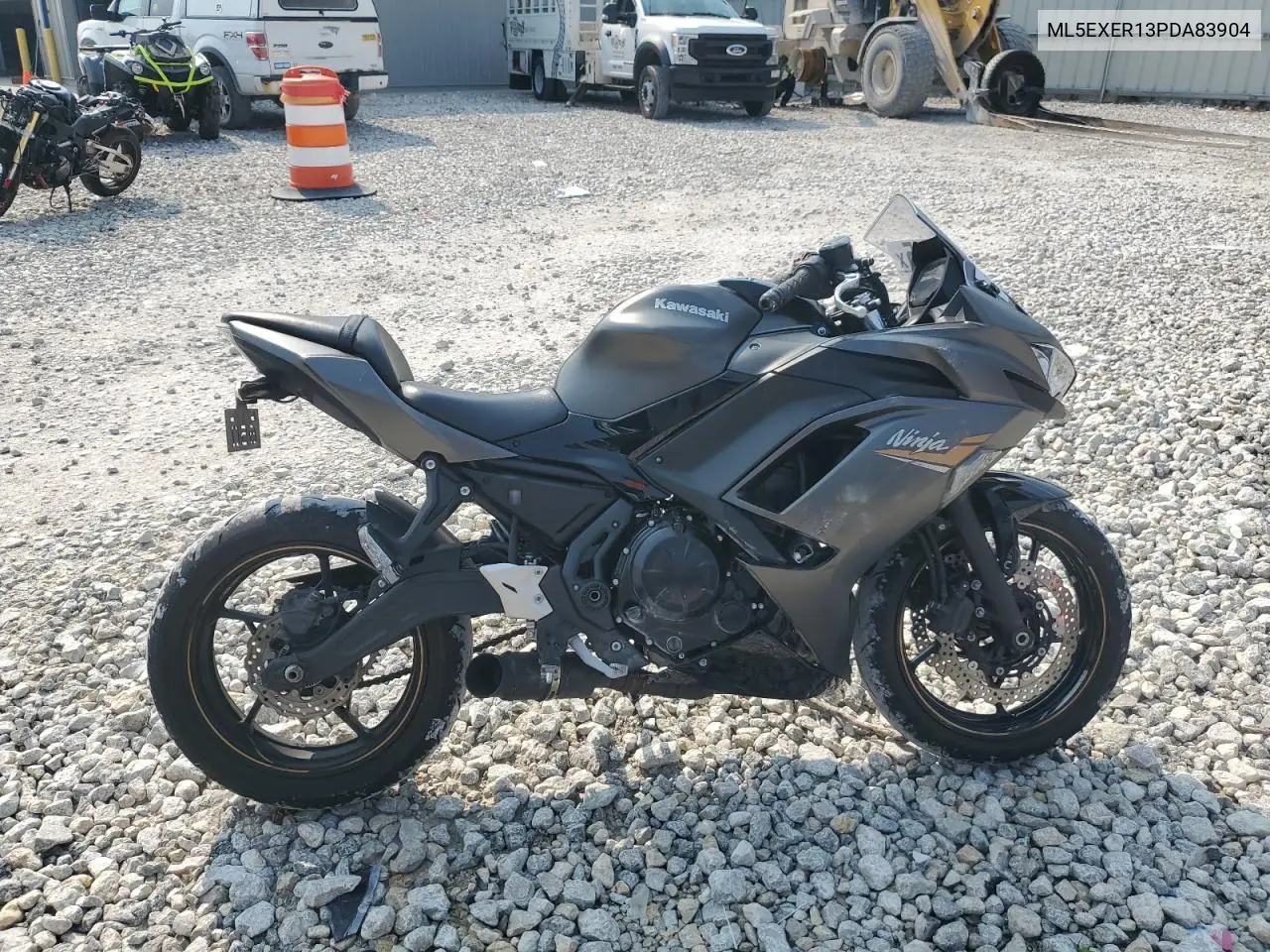 2023 Kawasaki Ex650 R VIN: ML5EXER13PDA83904 Lot: 63557415