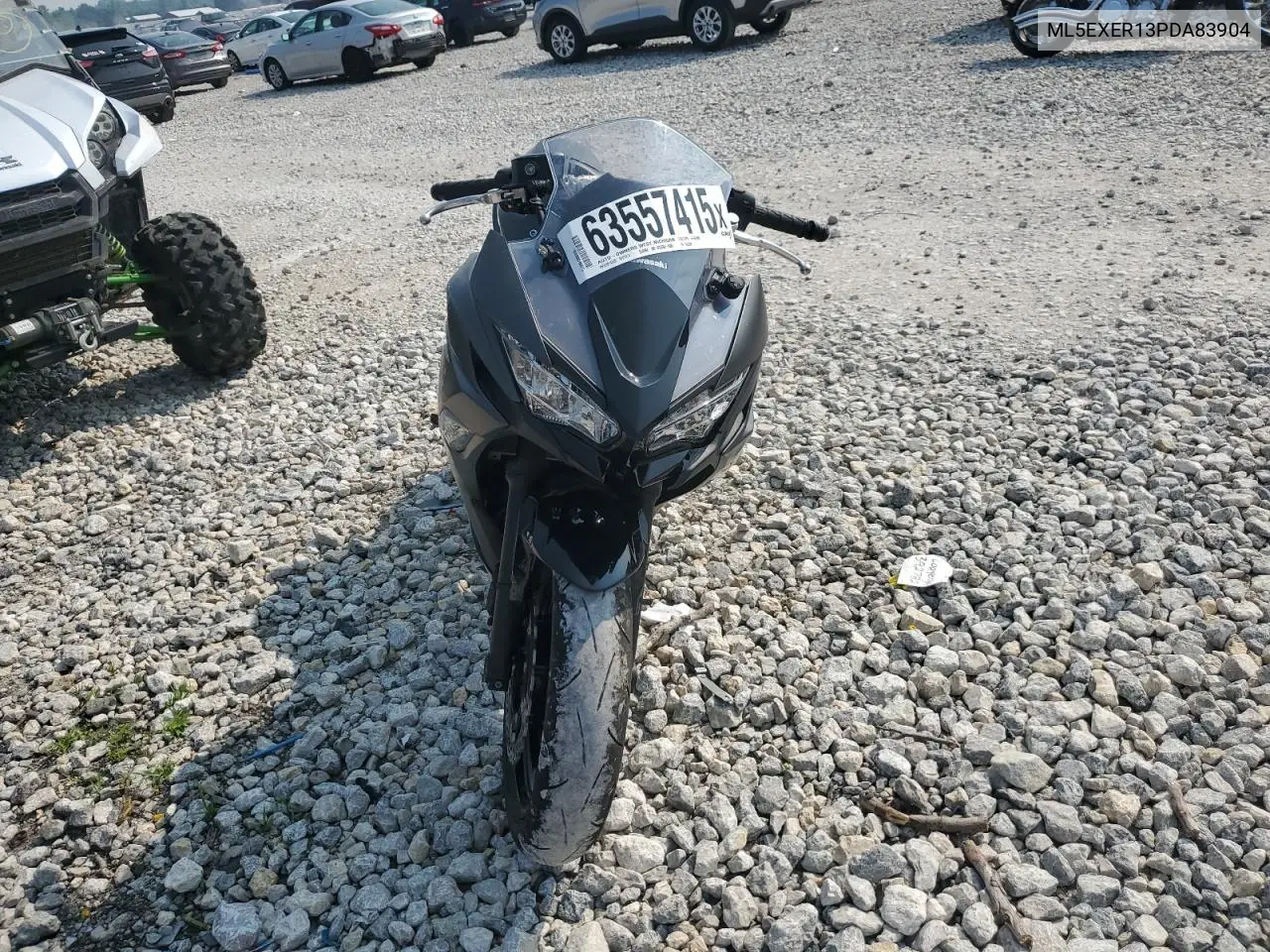 2023 Kawasaki Ex650 R VIN: ML5EXER13PDA83904 Lot: 63557415