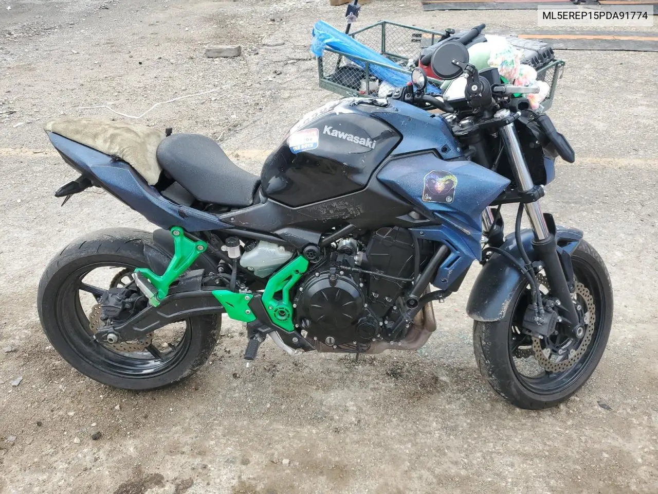 2023 Kawasaki Er650 P VIN: ML5EREP15PDA91774 Lot: 65575065