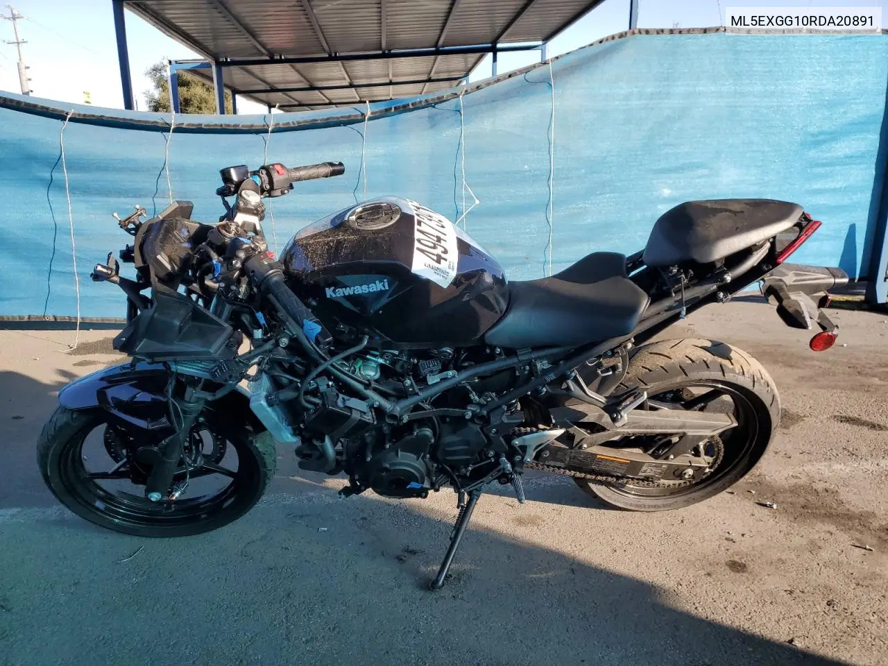 2024 Kawasaki Ex500 VIN: ML5EXGG10RDA20891 Lot: 49473915