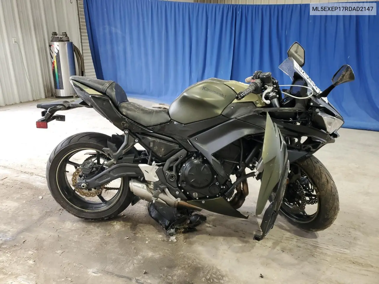 2024 Kawasaki Ex650 P VIN: ML5EXEP17RDAD2147 Lot: 52540815
