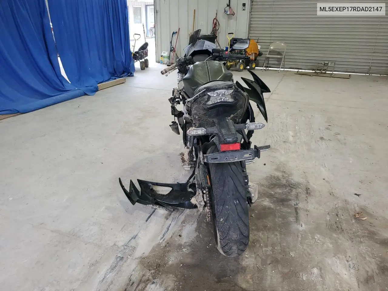 2024 Kawasaki Ex650 P VIN: ML5EXEP17RDAD2147 Lot: 52540815