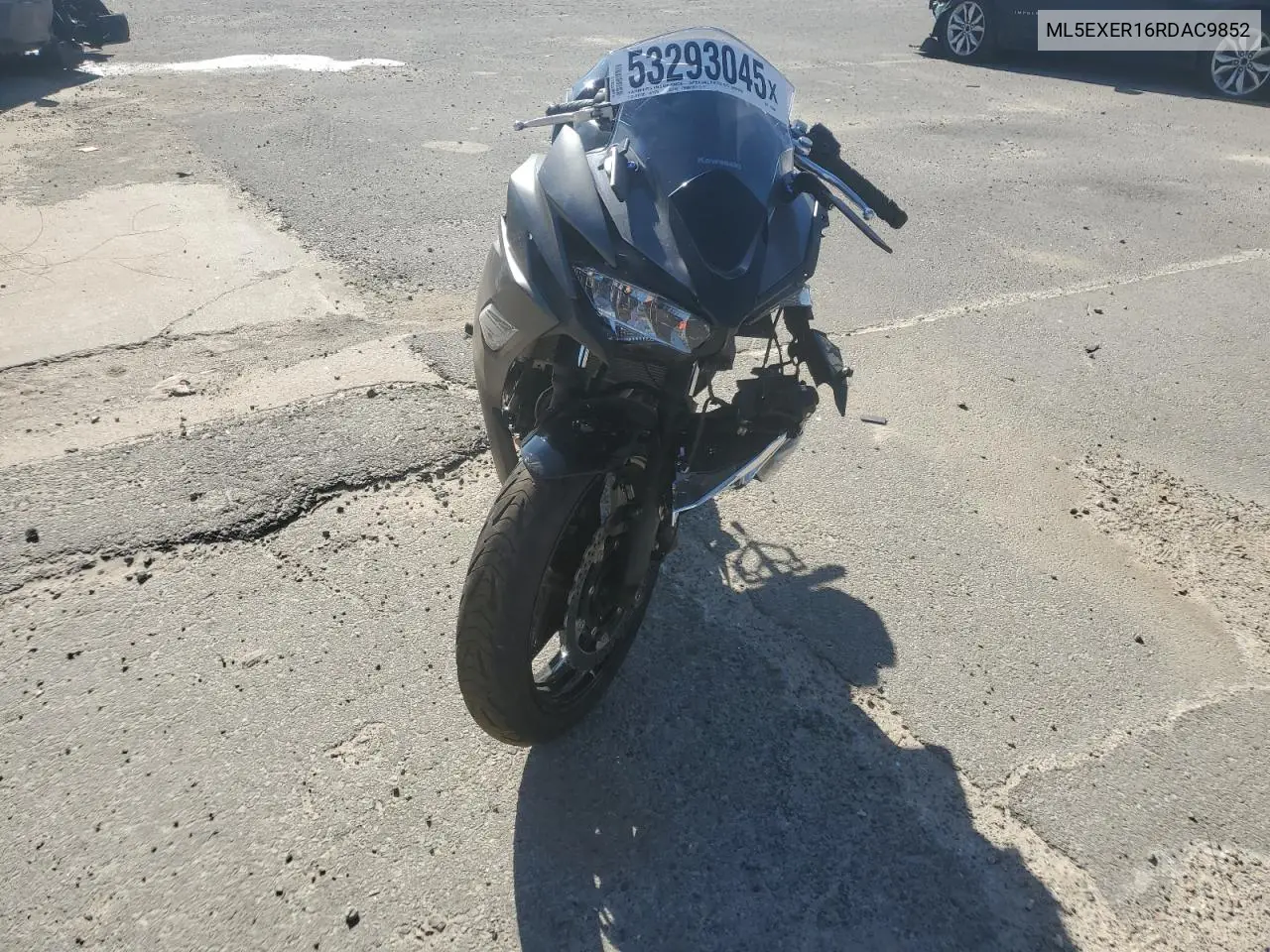 2024 Kawasaki Ex650 R VIN: ML5EXER16RDAC9852 Lot: 53293045