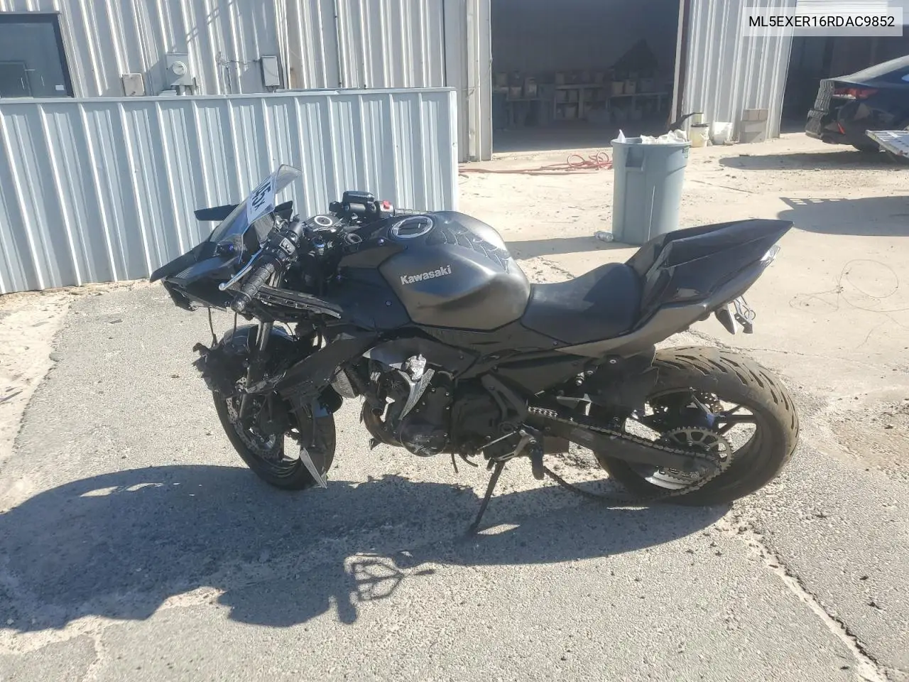 2024 Kawasaki Ex650 R VIN: ML5EXER16RDAC9852 Lot: 53293045