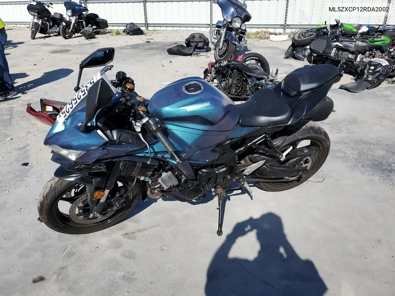 2024 Kawasaki Zx400 P VIN: ML5ZXCP12RDA2002 Lot: 53525625