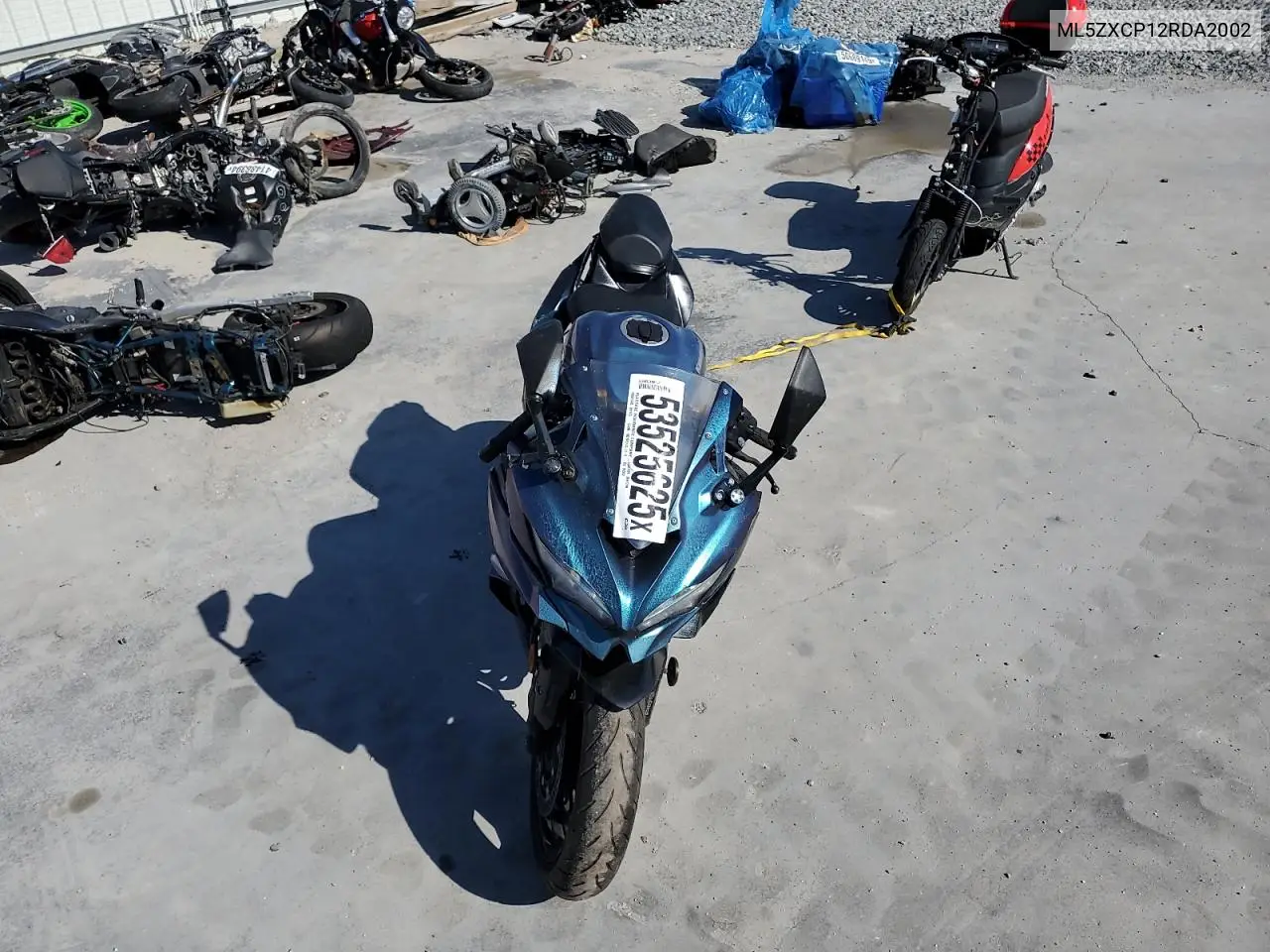 2024 Kawasaki Zx400 P VIN: ML5ZXCP12RDA2002 Lot: 53525625