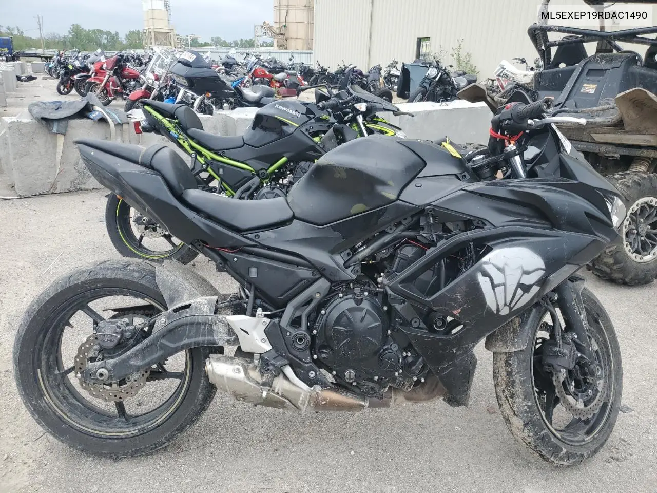 2024 Kawasaki Ex650 P VIN: ML5EXEP19RDAC1490 Lot: 54750695