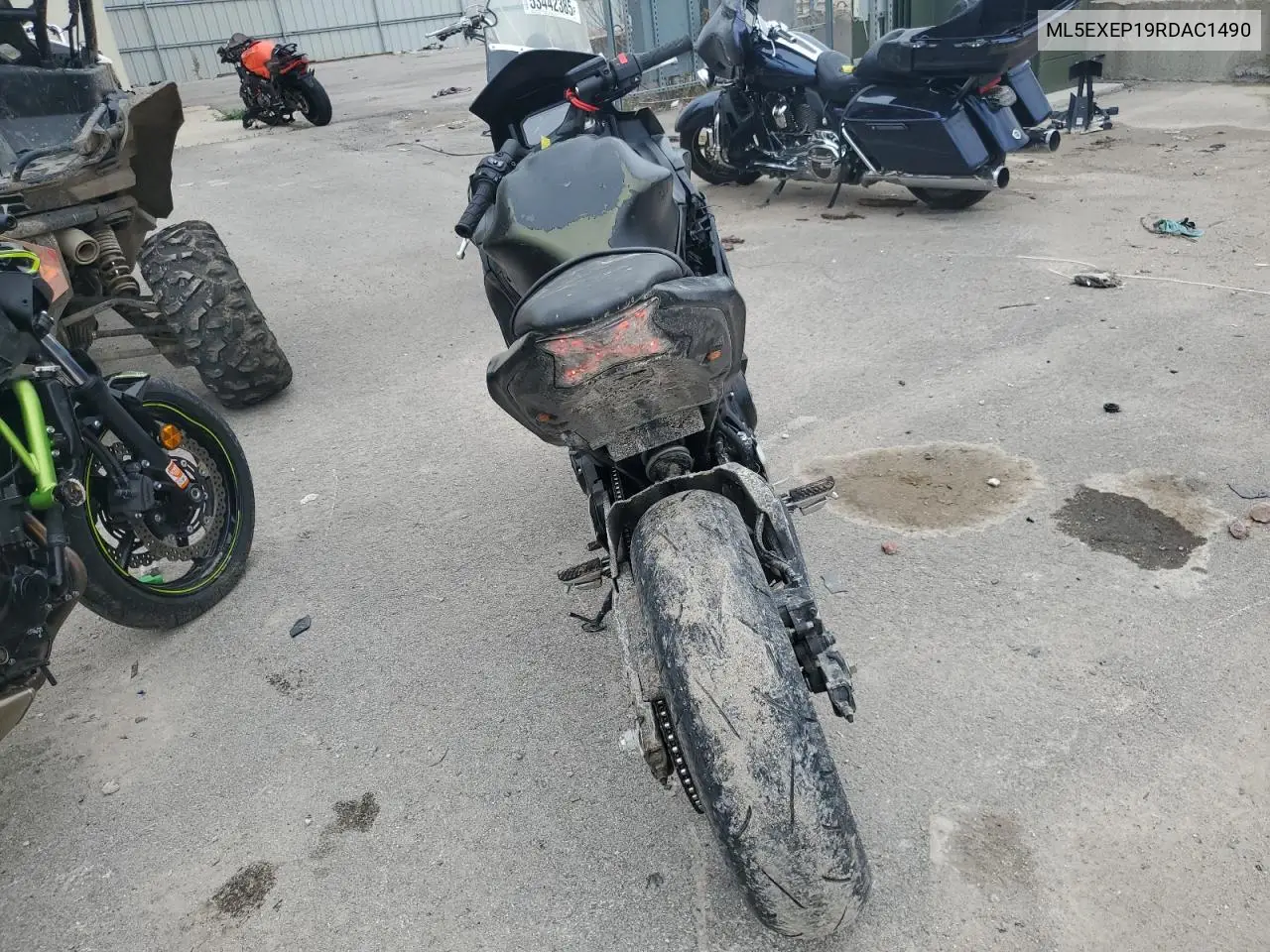 2024 Kawasaki Ex650 P VIN: ML5EXEP19RDAC1490 Lot: 54750695