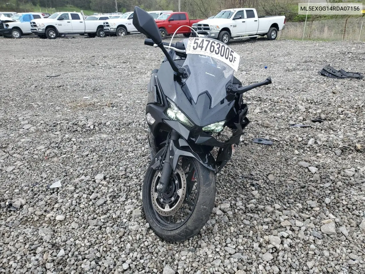 2024 Kawasaki Ex500 VIN: ML5EXGG14RDA07156 Lot: 54763005