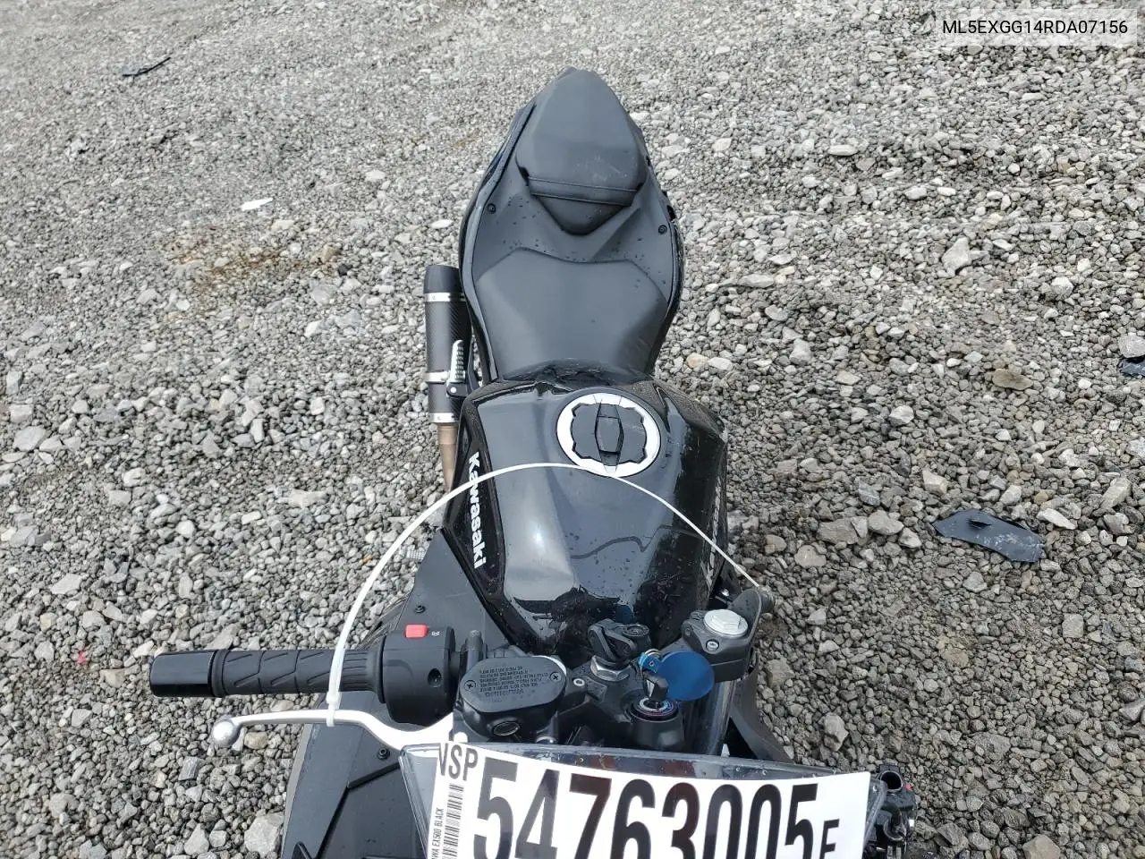 2024 Kawasaki Ex500 VIN: ML5EXGG14RDA07156 Lot: 54763005
