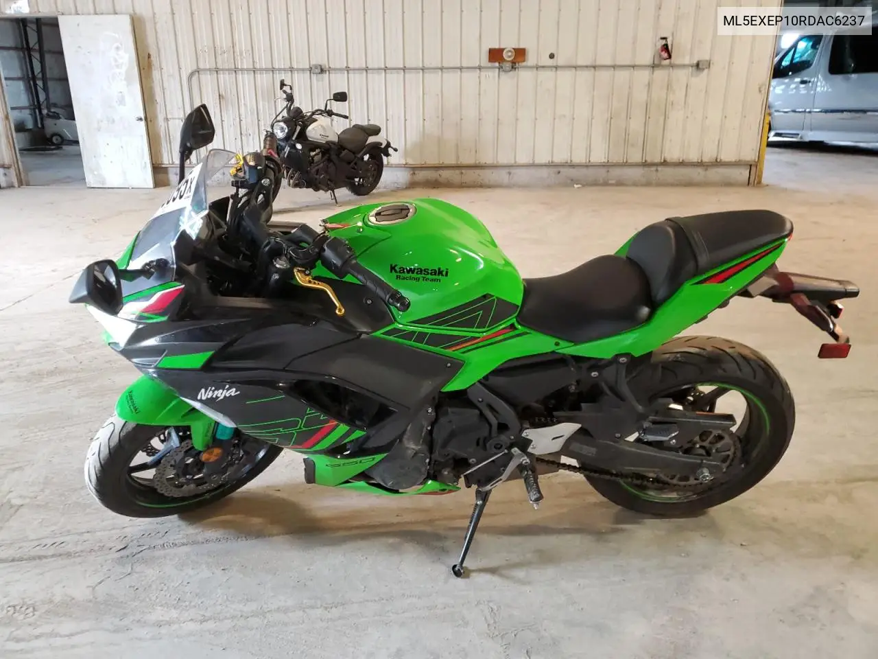 2024 Kawasaki Ex650 P VIN: ML5EXEP10RDAC6237 Lot: 57138095