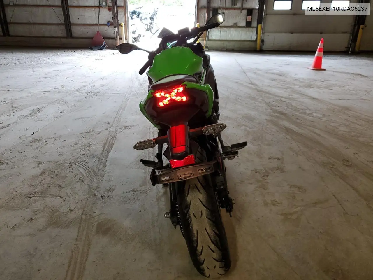 2024 Kawasaki Ex650 P VIN: ML5EXEP10RDAC6237 Lot: 57138095