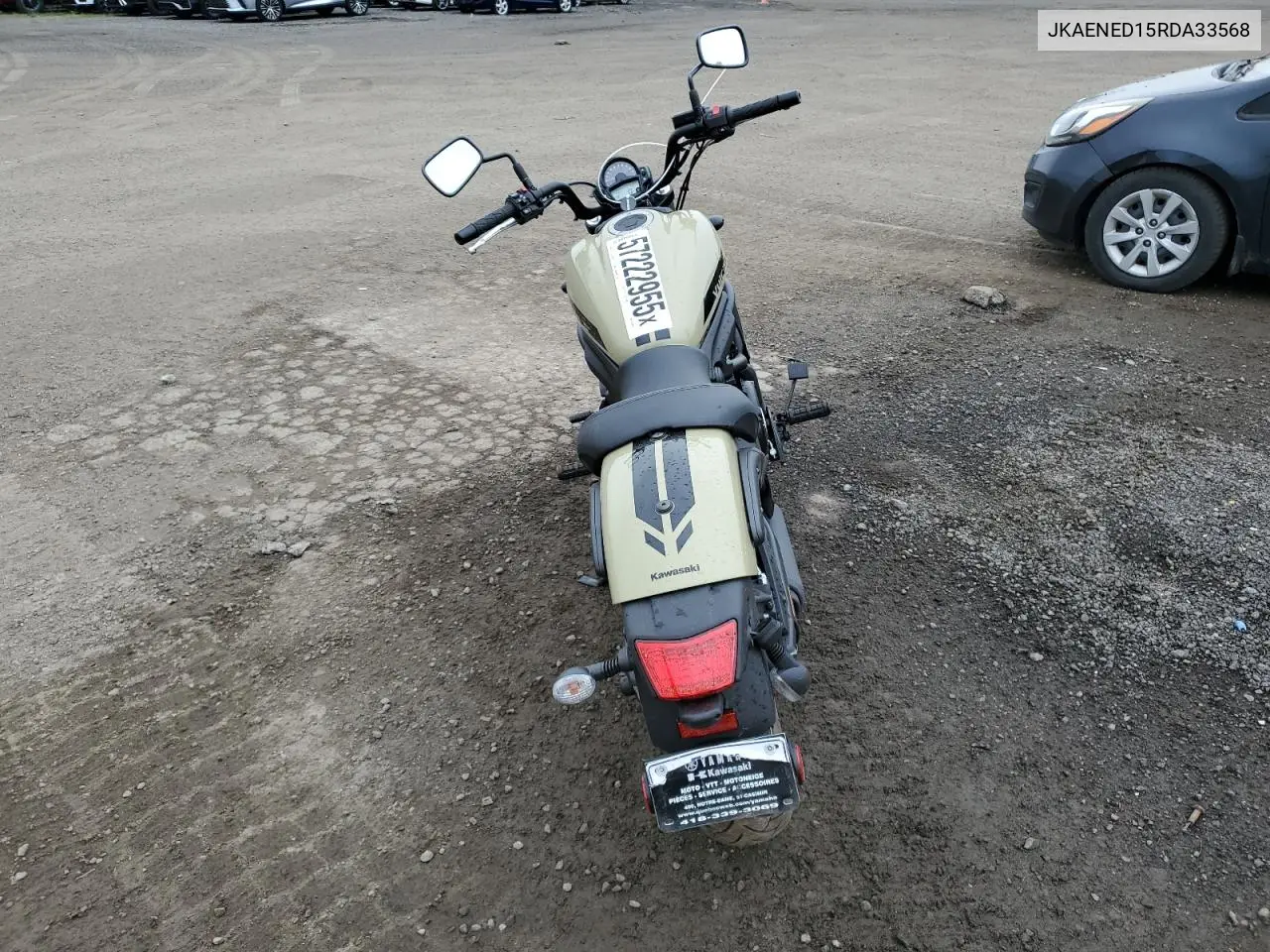 2024 Kawasaki En650 D VIN: JKAENED15RDA33568 Lot: 57222955