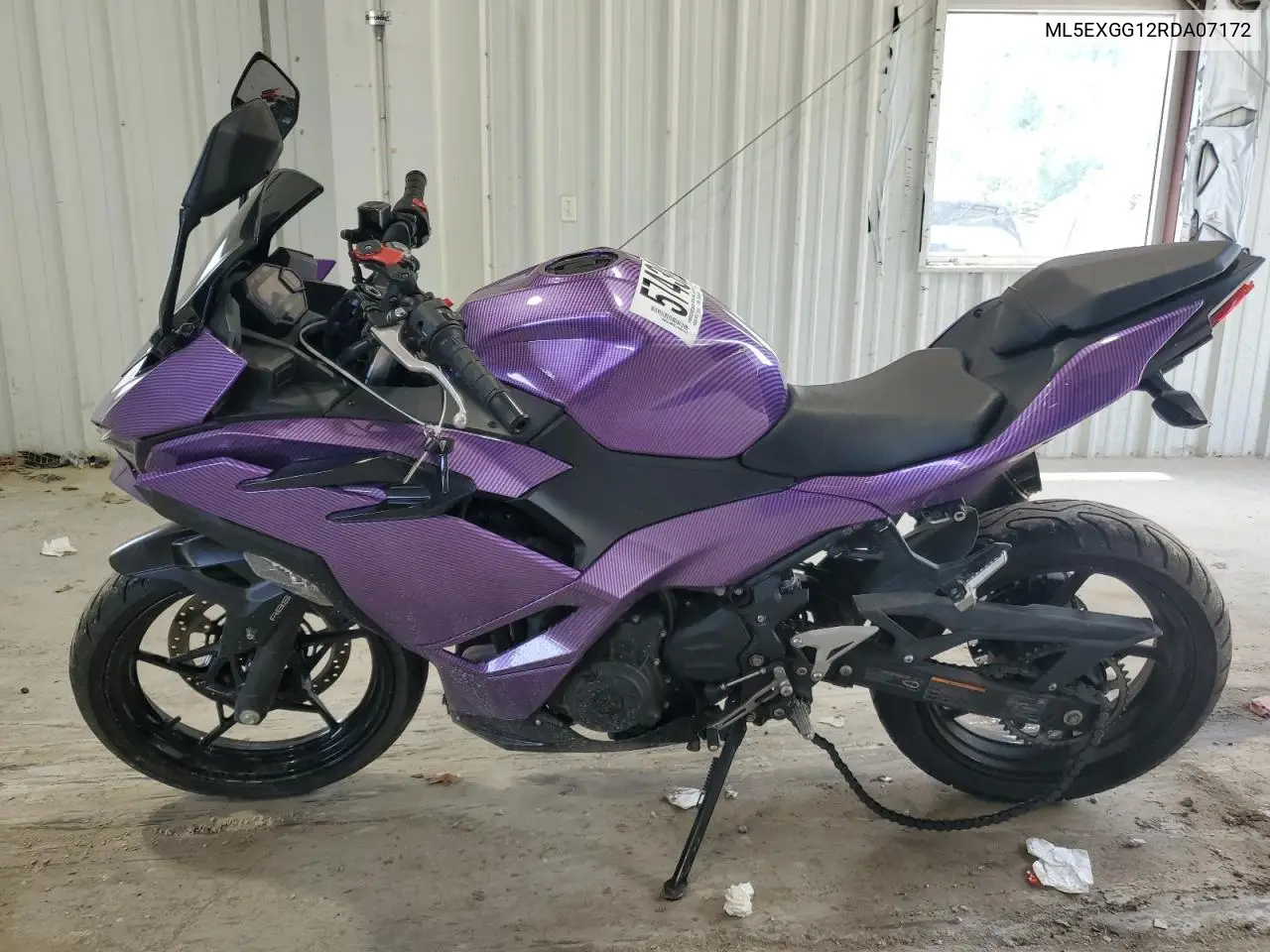 2024 Kawasaki Ex500 VIN: ML5EXGG12RDA07172 Lot: 57439395