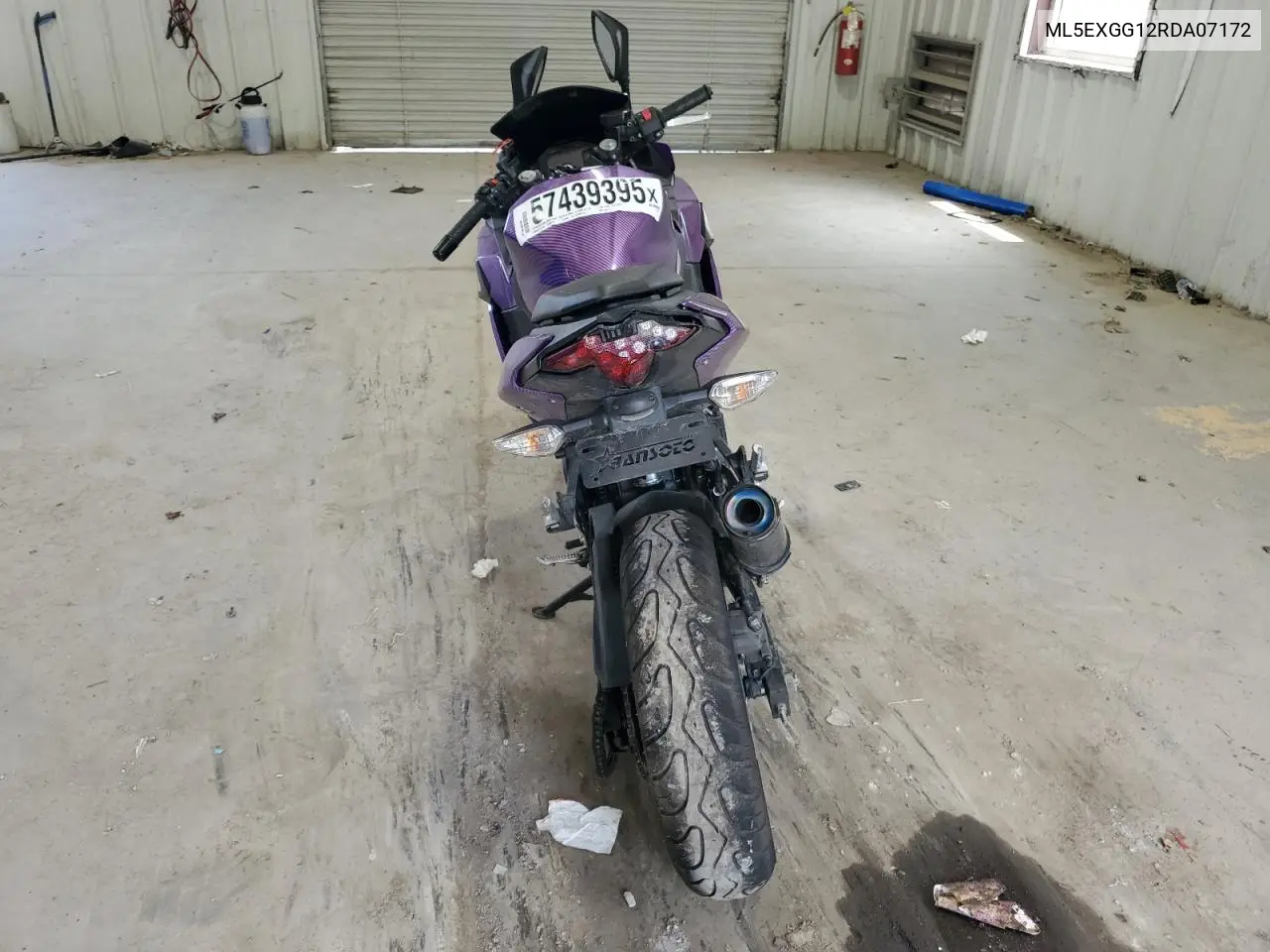 2024 Kawasaki Ex500 VIN: ML5EXGG12RDA07172 Lot: 57439395