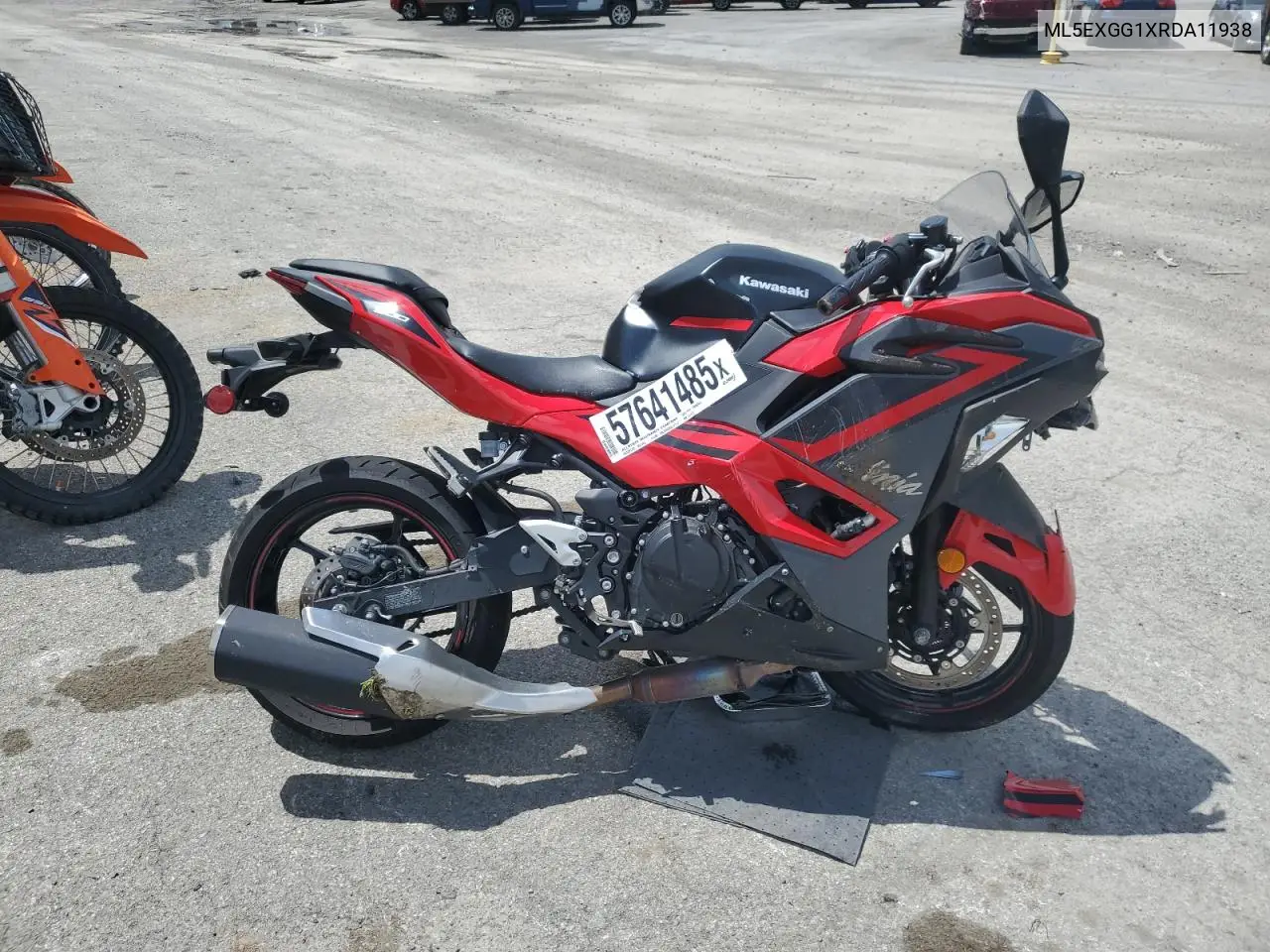 2024 Kawasaki Ex500 VIN: ML5EXGG1XRDA11938 Lot: 57641485