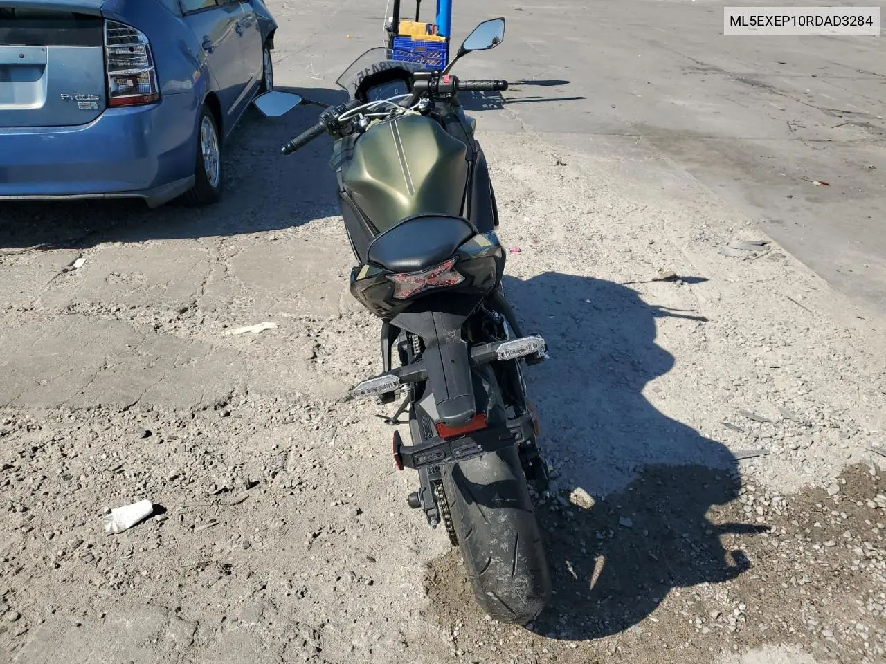 2024 Kawasaki Ex650 P VIN: ML5EXEP10RDAD3284 Lot: 57678415