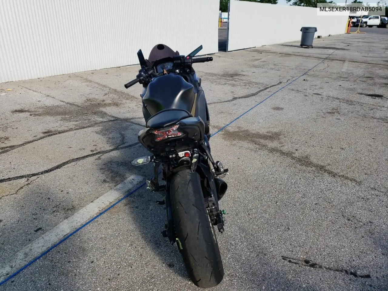2024 Kawasaki Ex650 R VIN: ML5EXER18RDAB5094 Lot: 57993555