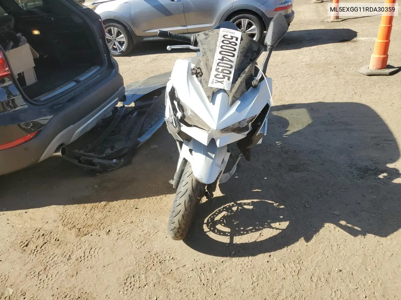 2024 Kawasaki Ex500 VIN: ML5EXGG11RDA30359 Lot: 58004095