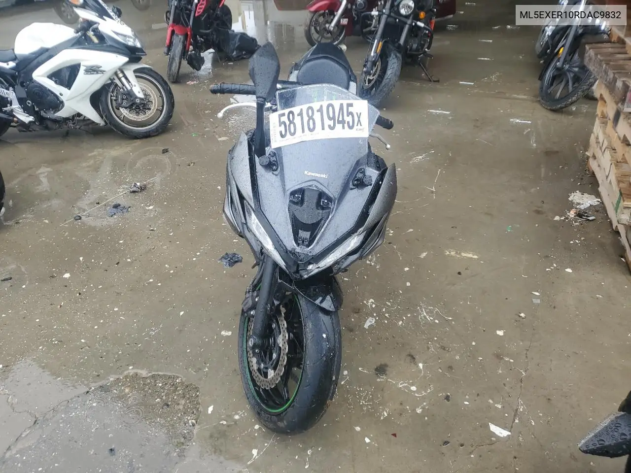 2024 Kawasaki Ex650 R VIN: ML5EXER10RDAC9832 Lot: 58181945
