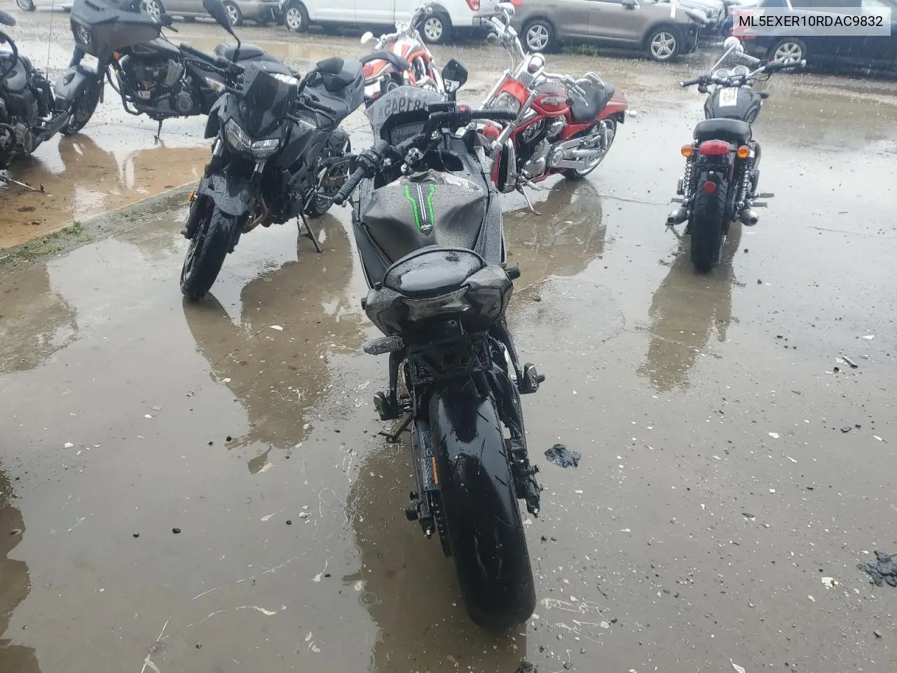 2024 Kawasaki Ex650 R VIN: ML5EXER10RDAC9832 Lot: 58181945