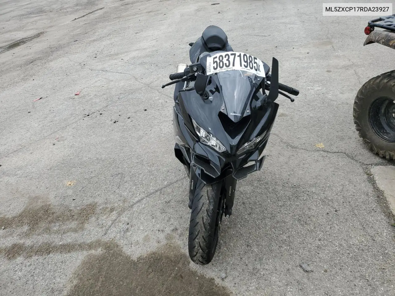 2024 Kawasaki Zx400 P VIN: ML5ZXCP17RDA23927 Lot: 58371985
