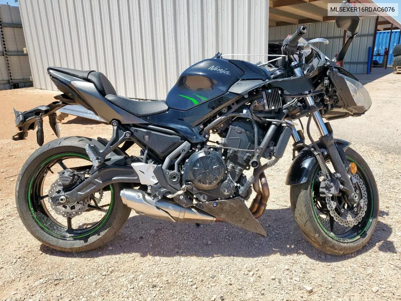 2024 Kawasaki Ex650 R VIN: ML5EXER16RDAC6076 Lot: 59317585