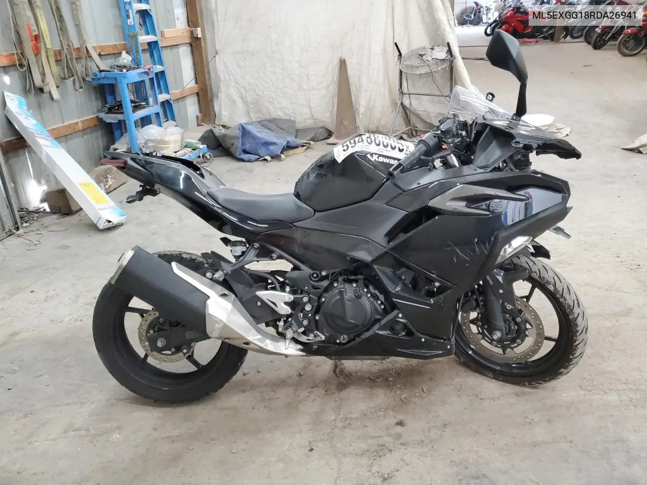 2024 Kawasaki Ex500 VIN: ML5EXGG18RDA26941 Lot: 59488805